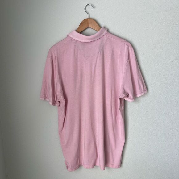 Ted Baker London Tortila Slim Fit Tipped Pocket Polo in Light Pink - Picture 3 of 8